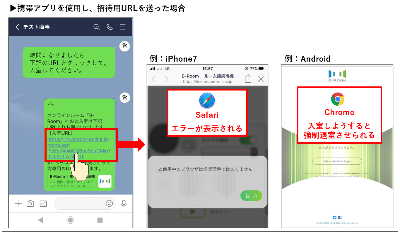 トラブル解決 スマホのアプリ Facebook Lineなど を使って相手をルームへ招待する際の注意 株式会社bloom Act